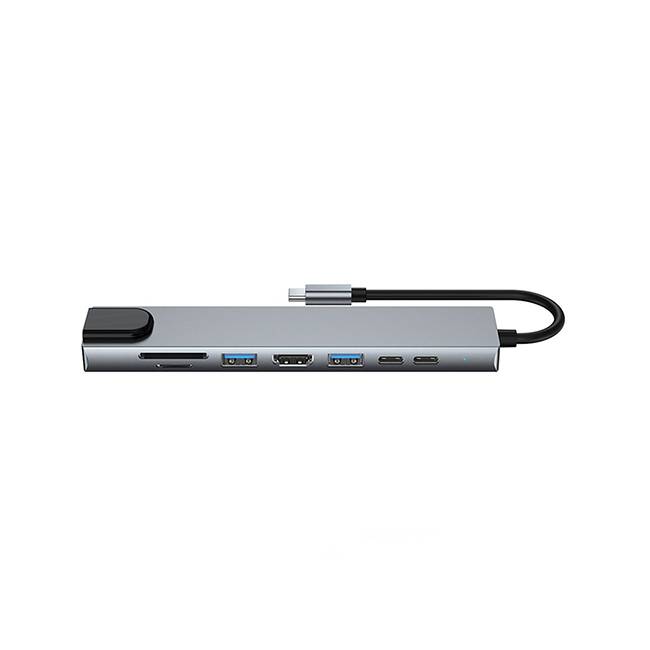 DockStation  HUB DBUGG  8 EN 1 UB GR UB81 Hub 8 en 1 UB81 Urban Balance. Con cables USB 3.0 o 2.0 - HDMI y USB Tipo C. Entrada para tarjeta SD DockStation  HUB DBUGG  8 EN 1 UB GR UB81 Hub 8 en 1 UB81 Urban Balance. Con cables USB 3.0 o 2.0 - HDMI y USB Tipo C. Entrada para tarjeta SD